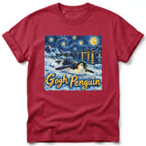 Gogh Penguin ~ Comfort Colors Premium Tee thumbnail 2