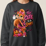 Too Cute Sally the Squirrel Halloween Sweatshirt thumbnail 5