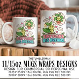 Tiny Plant Big Dreams Digital Mug Wrap thumbnail 1