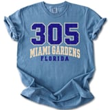 305 Miami Gardens Florida Tee thumbnail 3