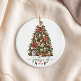 Gardener Christmas Ornament 2026, The Year I Learned Gardening Keepsake, Cottagecore Botanical Tree Decor, Plant Lover Holiday Gift thumbnail 5