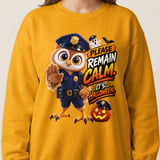 Halloween Officer Hoot the Owl Sweatshirt thumbnail 10
