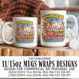 Whimsical Dogs Cookie Crew Mug Design thumbnail 1