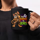 The Evidence Is Scary German Shepherd Mug thumbnail 1