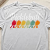 Pickleball Sport-Tek Performance Tee, Pickleball, Court Apparel Retro Paddle Graphic Athletic Shirt thumbnail 10
