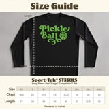 Pickleball Sport-Tek Long Sleeve Tee, Pickle Ball, Sun Shield Shirt thumbnail 12