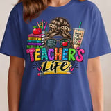 Teacher's Life Messy Bun Tee thumbnail 8