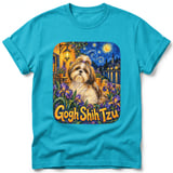 Gogh Shih Tzu ~ Comfort Colors Premium Tee thumbnail 5