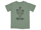 Desert Bloom Cactus Art T-Shirt thumbnail 5