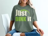 Pickleball Comfort Colors Shirt, Just DINK It, Vintage Graphic Tee Retro Court Player Outfit and Dinker Gift Top thumbnail 6
