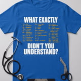 Medical Abbreviations Humor Tee thumbnail 1