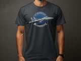 F-15 Eagle Fighter Jet T-Shirt, Military Aviation Air Superiority Graphic Tee, Pilot Veteran Shirt, Airplane Enthusiast Retro Gift thumbnail 4