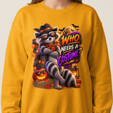 Randy the Raccoon Halloween Sweatshirt thumbnail 2