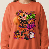 Sally the Squirrel Stylish Halloween Sweatshirt thumbnail 17