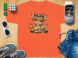 Cute Highland Cow Coffee Tee thumbnail 6