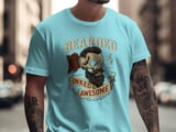 Bearded Inked Awesome T-Shirt, Tattoo Day Tee, Skull Rose, Beard Lover, Funny Graphic Shirt, Men's Women's Unisex thumbnail 7