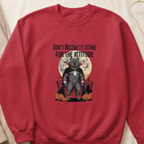 Vampire Pitbull Halloween Sweatshirt | Halloween Pittie Shirt | Pit Bull Lover Gift | Bully Breed Apparel thumbnail 5