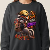 Randy the Raccoon Halloween Candy Sweatshirt thumbnail 5
