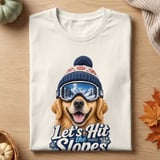 Let's Hit The Slopes Dog Tee thumbnail 14