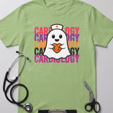 Cardiology Ghost Nurse Tee thumbnail 11