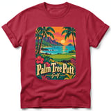 Palm Tree Putt ~ Comfort Colors Premium Tee thumbnail 2