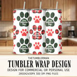 Digital Bundle Pattern, Valentine Paw Prints, Dog Paw, Seamless Pattern, Digital Paper, Fabric Design, Valentine Pattern, Digital Download thumbnail 2