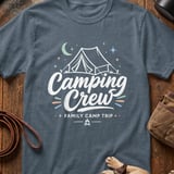 Camping Crew Family Camp Trip Tee thumbnail 3