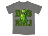 Big Dill T-Shirt, Funny Pickle Shirt, Cool Pickle Graphic Tee, Sarcastic Food Pun Tshirt, Retro Cartoon Pickle Tee, Humorous Foodie Gift thumbnail 7