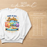 Retro Lucky Bingo Game Sweatshirt thumbnail 5