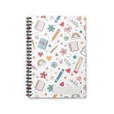 Kawaii School Supplies Pattern Backpack, Aesthetic Stationery Spiral Notebook, Cute Gift Accessory Pouch for Teacher Student thumbnail 5