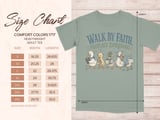 Walk By Faith Misplace Everything Shirt, Funny Christian Duck Tee, Cozy Faith Humor Gift for Mom, Cute Duck Lover T-Shirt thumbnail 7