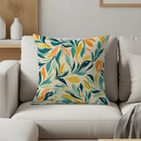 Floral Throw Blanket and Pillow:  Modern Design, Cozy Home Decor  thumbnail 5