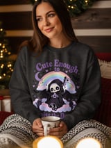 Cute Enough to Raise the Dead Tee thumbnail 10