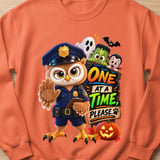 Halloween Officer Hoot the Owl Sweatshirt thumbnail 4