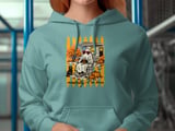 Mentally I'm Here Ghost Sweatshirt, Cozy Fall Hoodie, Introvert Humor Shirt, Spooky Season T-shirt, Coffee Lover Gift thumbnail 12