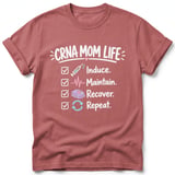 CRNA Mom Life Tee thumbnail 1
