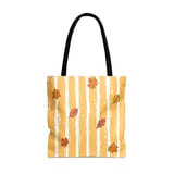 Autumn Leaves Fall Phone Case & Tote Bag, Cozy Rustic Pinecone Acorn Pattern, Seasonal Thanksgiving Gift thumbnail 1