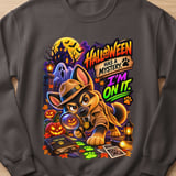 Halloween Mystery Detective Chase Dog Sweatshirt thumbnail 8