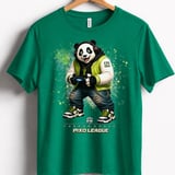 Panda Gamer Shirt for Toddler, Funny Virtual Reality Gaming Tee, Kids Birthday Gift, Pixo League by Farron House thumbnail 1
