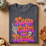 Keep Calm and Rattle On Tee thumbnail 1