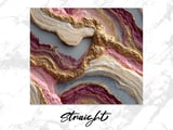 20 oz Skinny Tumbler Wrap Pink Agate Gold Sublimation Design, Straight and Tapered Wrap png, Marble Tumbler, Digital Download thumbnail 3