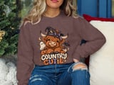 Country Cutie Highland Cow Tee or Sweatshirt thumbnail 18