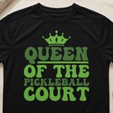 Pickleball Sport-Tek Performance Tee, Queen of the Pickleball Court, Court Apparel thumbnail 1