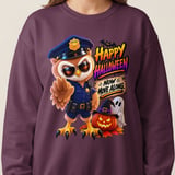Officer Hoot the Owl Halloween Sweatshirt thumbnail 13
