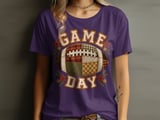 Patchwork Game Day Football Tee or Sweatshirt thumbnail 13