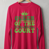 Pickleball Sport-Tek Long Sleeve Tee, Queen of the Pickleball Court, Outdoor Performance Sun Shield Shirt thumbnail 8