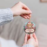 Baby First Christmas Ornament, Personalized Teddy Bear Ornament, Custom Name First Christmas 2026 Keepsake Gift for New Baby Grandbaby thumbnail 9