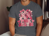 Pink Bestie Faux Patchwork Tee thumbnail 8
