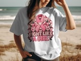 Fight Like A Girl Faux Patchwork Tee thumbnail 2