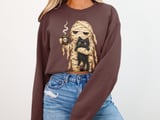 Coffee Mummy and Cat Tee or Sweatshirt thumbnail 12